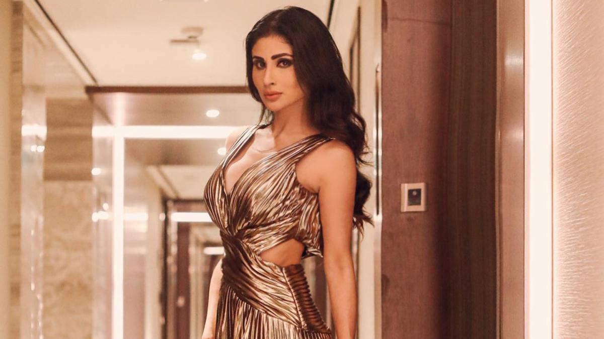 Mouni Roy Shines with Confidence and Style in an Enchanting Metallic Masterpiece