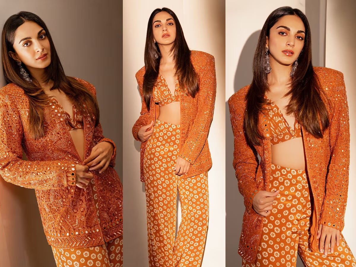 Kiara Advani Shines in Hand-Embroidered Mirror Jacket Co-Ord Set by Arpita Mehta Kiara Advani Shines in Hand-Embroidered Mirror Jacket Co-Ord Set by Arpita Mehta