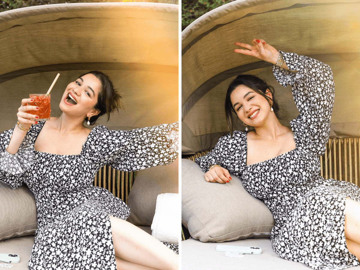 Sara Tendulkar Blossoms in a Floral Printed Dress During Her Kenya Vacation