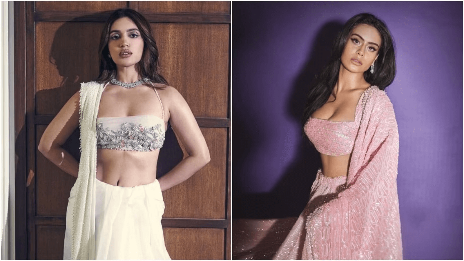  "Bhumi Pednekar and Nysa Devgan Set Bridesmaid Fashion Goals with Their Dreamy Outfits"