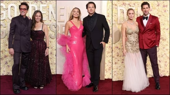 Golden Globe Awards 2024: Captivating Fashion Statements - The Top 5 Best-Dressed Celebrity Couples on the Red Carpet. Browse Through the Stunning Pictures!